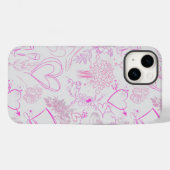 Bruiloft ornamenten patroon 02 Case-Mate iPhone case (Achterkant (horizontaal))
