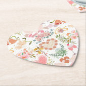 Bruiloft ornamenten patroon kartonnen onderzetters (Gekanteld)