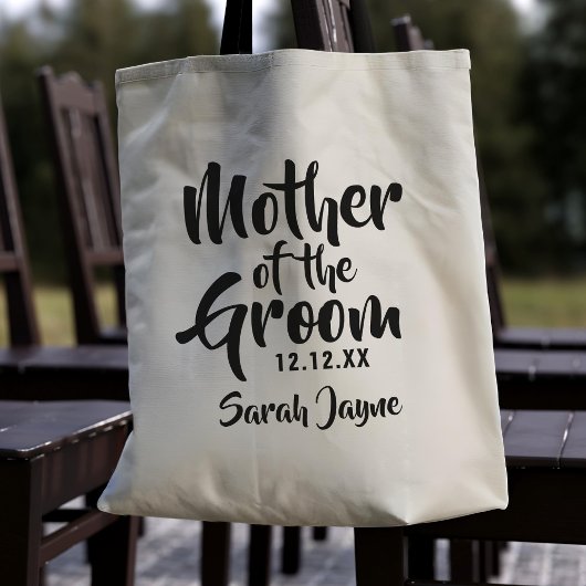 Bruiloft Ouder Gift Moeder van de bruidegom Canvas Tote Bag