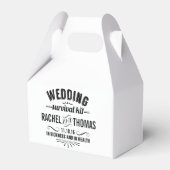 bruiloft overlevingskit bedankdoosjes (Voorkant Zijde)