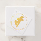 Bruiloft paar Goud thema Bedankjes Labels (Met doos)