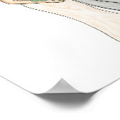 Bruiloft Paar Portret Print (Hoek)