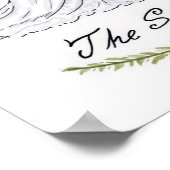 Bruiloft Paar Portret Print (Hoek)