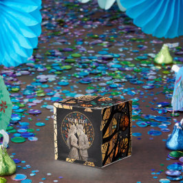 Bruiloft Paar & Tree of Life Wijn Tas Bedankdoosjes