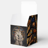 Bruiloft Paar & Tree of Life Wijn Tas Bedankdoosjes (Geopend)