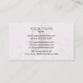 Bruiloft Paard & Carriage - aangepaste tekst Visitekaartje (Achterkant)