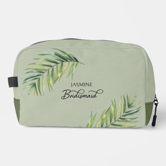 Bruiloft Palmblad Elke kleur Bruidsmeisje Toilettasje (Voorkant)