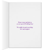 Bruiloft panty paarse wil je onze bruidsmeisje? (Binnen (Rechts))