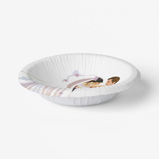 Bruiloft papier Bord (Gebogen)