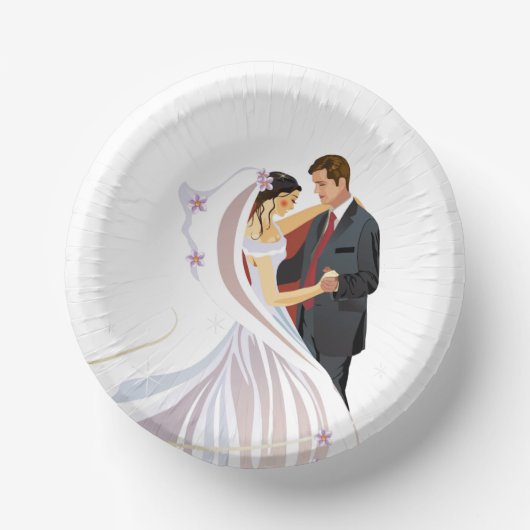 Bruiloft papier Bord (Voorkant)