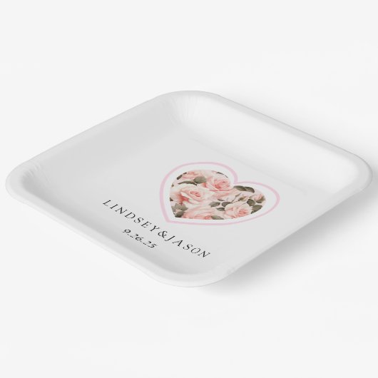 Bruiloft papier Bord (Gebogen)