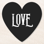 BRUILOFT PAPIER ONDERZETTER LIEFDE GUNSTEN (Voorkant)