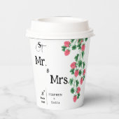 bruiloft papieren bekers (Achterkant)