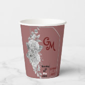 bruiloft papieren bekers (Achterkant)