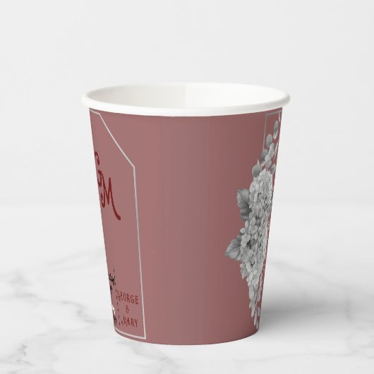 bruiloft papieren bekers (Links)