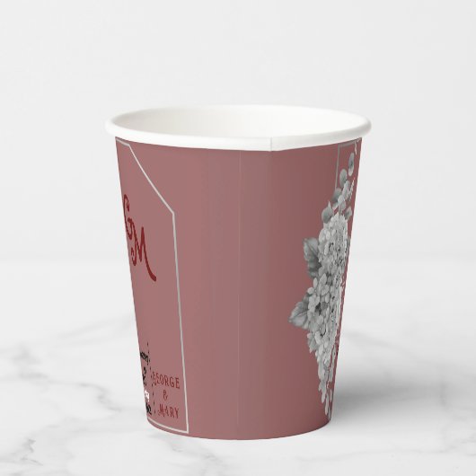 bruiloft papieren bekers (Rechts)