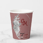 bruiloft papieren bekers (Voorkant)