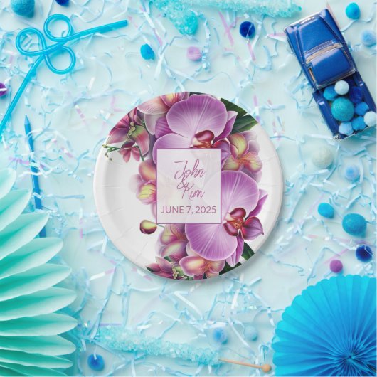 bruiloft papieren bordje (Feest)