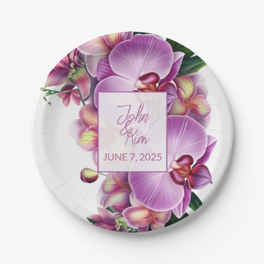 bruiloft papieren bordje (Voorkant)