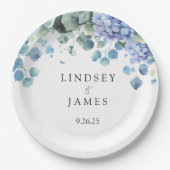 bruiloft papieren bordje (Voorkant)