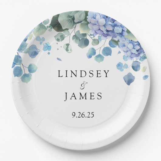 bruiloft papieren bordje (Voorkant)