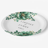 bruiloft papieren bordje (Gekanteld)