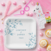 bruiloft papieren bordje (Feest)