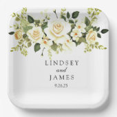 bruiloft papieren bordje (Voorkant)