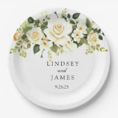 bruiloft papieren bordje (Voorkant)