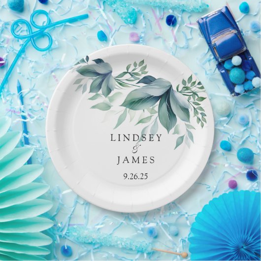 bruiloft papieren bordje (Feest)