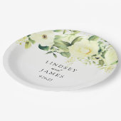 bruiloft papieren bordje (Gekanteld)