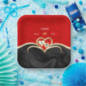 bruiloft papieren bordje (Feest)