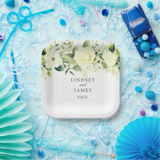 bruiloft papieren bordje (Feest)