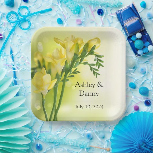 bruiloft papieren bordje (Feest)