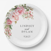 bruiloft papieren bordje (Voorkant)