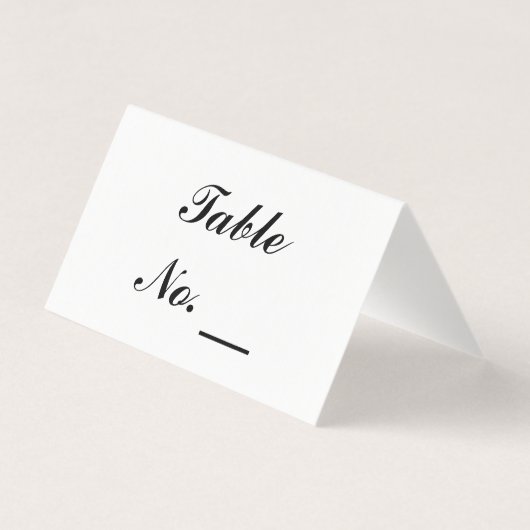 Bruiloft, Partij Gevouwen Aangepaste Tafelnummer K (Achterkant)