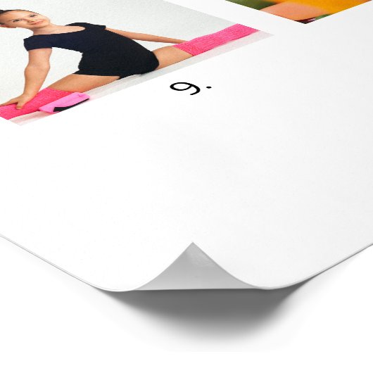 Bruiloft partij spel Hoe oud was bruid en bruidego Poster (Hoek)