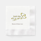 Bruiloft Party Papier Servet (Voorkant)