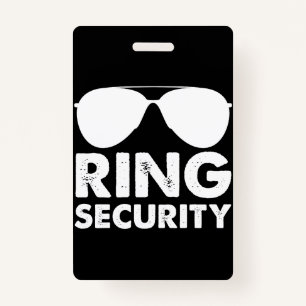 Bruiloft Party Ring Veiligheid Bruiloft Ring Badge