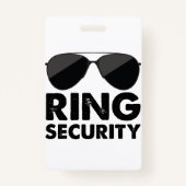 Bruiloft Party Ring Veiligheid Bruiloft Ring Badge (Voorkant)