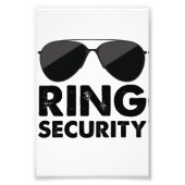 Bruiloft Party Ring Veiligheid Bruiloft Ring Foto Afdruk (Voorkant)