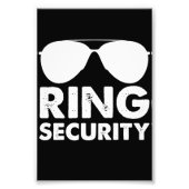 Bruiloft Party Ring Veiligheid Bruiloft Ring Foto Afdruk (Voorkant)