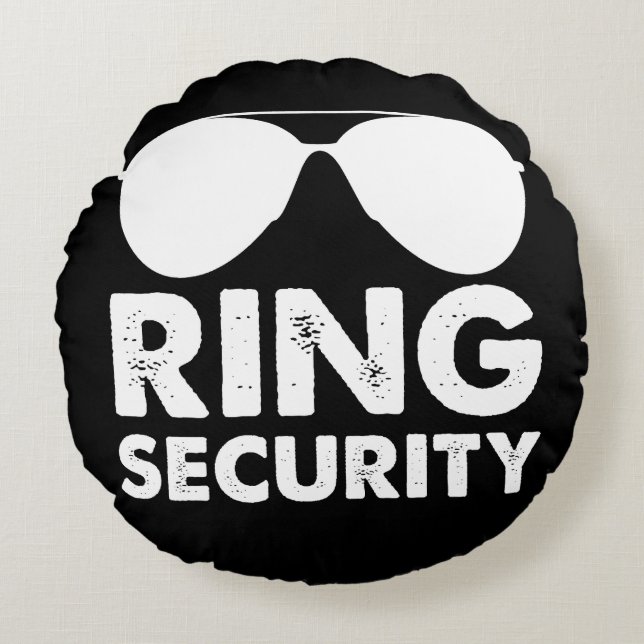 Bruiloft Party Ring Veiligheid Bruiloft Ring Rond Kussen (Voorkant)