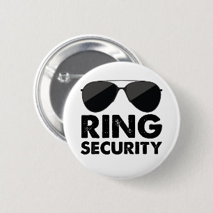Bruiloft Party Ring Veiligheid Bruiloft Ring Ronde Button 5,7 Cm