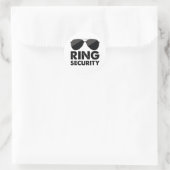 Bruiloft Party Ring Veiligheid Bruiloft Ring Ronde Sticker (Tas)