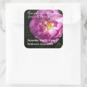 Bruiloft Party Uitnodiging Sticker (Tas)