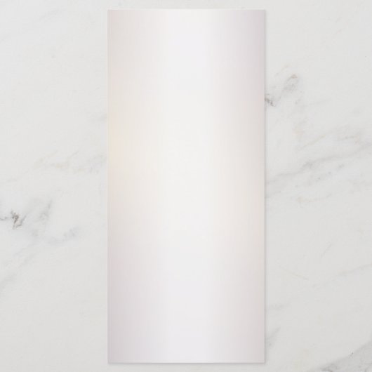 Bruiloft Party Waterverf Pastel Blauw Beige Flower Menu (Achterkant)