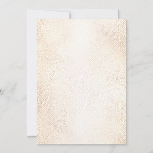 Bruiloft Party Waterverf Perzik Witte Bloem Save T Save The Date (Achterkant)