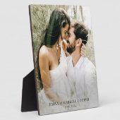Bruiloft Pas getrouwd Paar Foto Acryl Fotoplaat (Zijkant)