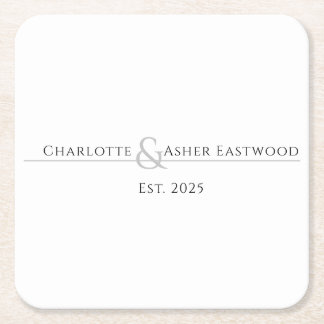 Bruiloft Passen getrouwd Kartonnen Onderzetters